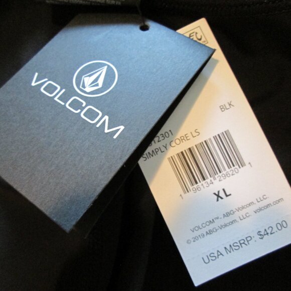 Volcom Simply Core Long Sleeved RashGuard NWT Sz XL - Picture 8 of 10
